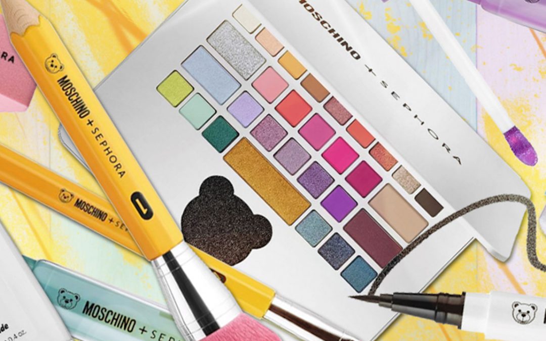Moschino and sephora launch makeup line inspired by school items